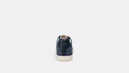 Men's Coach Clip Low-Top Skateboard Midnight Navy Sneakers