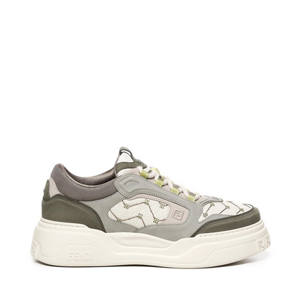 Men's FENDI Sneaker Fendi Force Green Sneakers