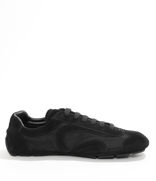 Men's Prada Montecarlo Re-Edition 2005 Leather Black Sneakers