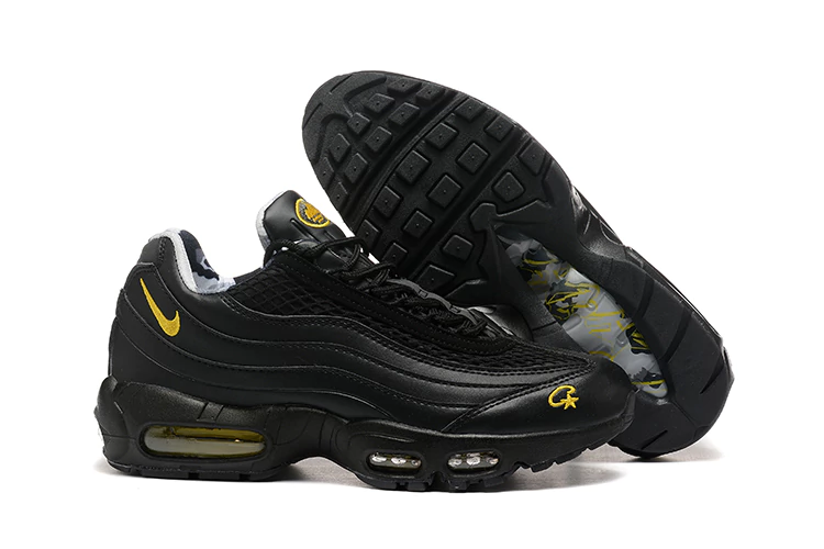 Men's Corteiz x Nike Air Max 95 Black Honey Shoes