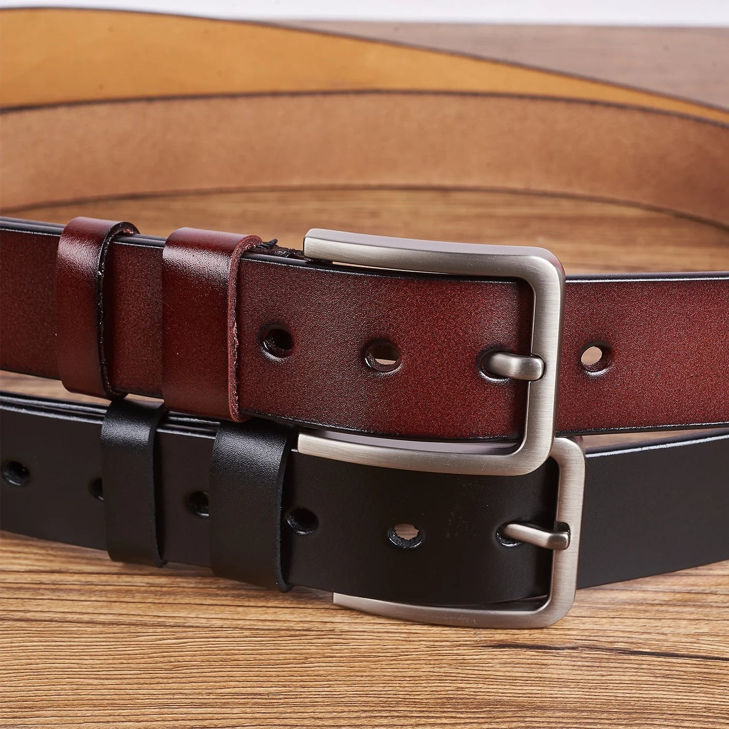 You Are The Best Thing I've Ever Found - Funny Gift For Husband, Boyfriend, Spouse, Fiance, Dad Gift - Personalized Engraved Leather Belt