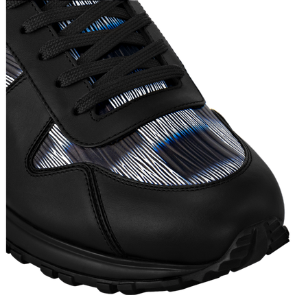 Men's Louis Vuitton Run Away Damier Black Sneakers