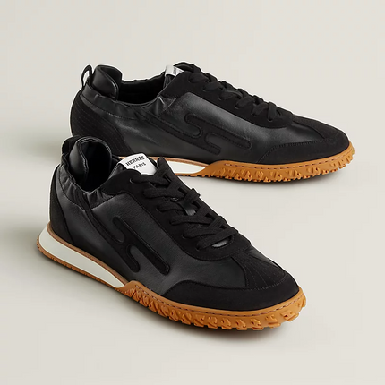 Men's Hermes Jet Black Sneakers