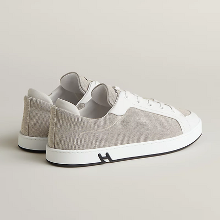 Men's Hermes Plum White Sneakers