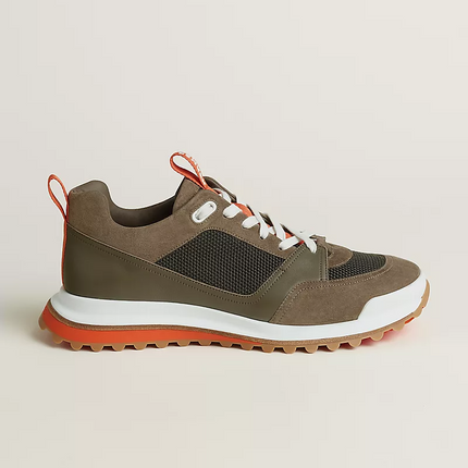 Men's Hermès Bouncing Tundra Green Sneakers