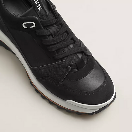 Men's Hermès Bouncing Black Sneakers