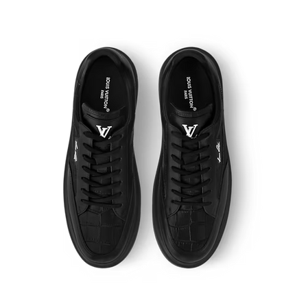 Men's Louis Vuitton Beverly Hills Trainer Black Sneakers
