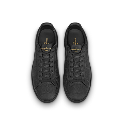 Men's Louis Vuitton Luxembourg Trainer Black Sneakers
