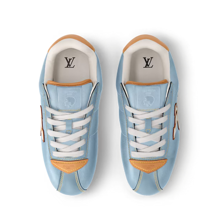 Men's Louis Vuitton BUTTERSOFT Blue Sneakers