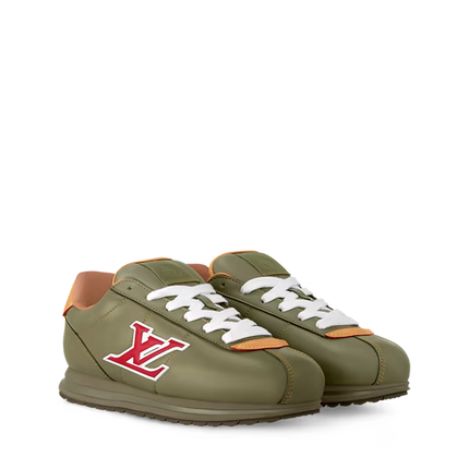 Men's Louis Vuitton BUTTERSOFT Khaki Sneakers