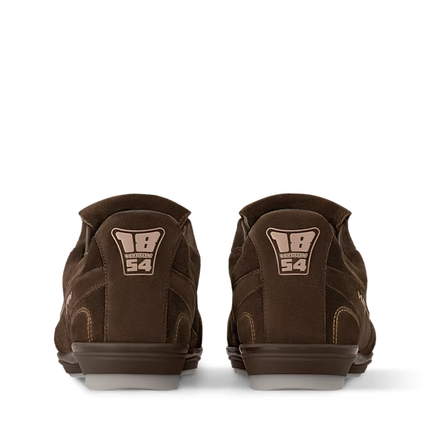 Men's Louis Vuitton Footprint Soccer Brown Sneakers