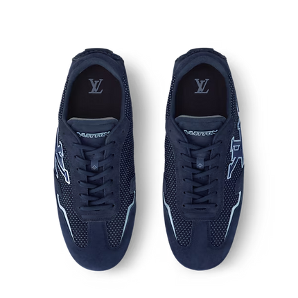 Men's Louis Vuitton Rally Marine Green Sneakers