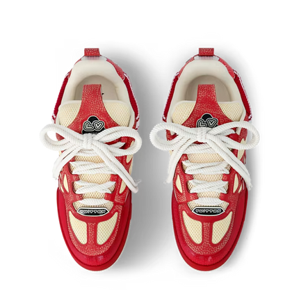 Men's Louis Vuitton Skate Red Sneakers