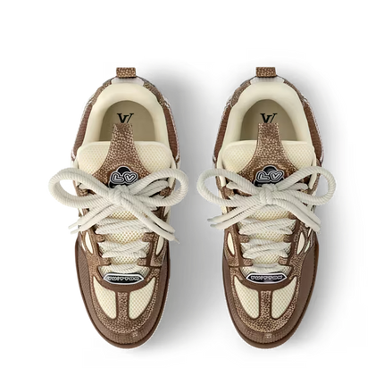Men's Louis Vuitton Skate Brown Sneakers