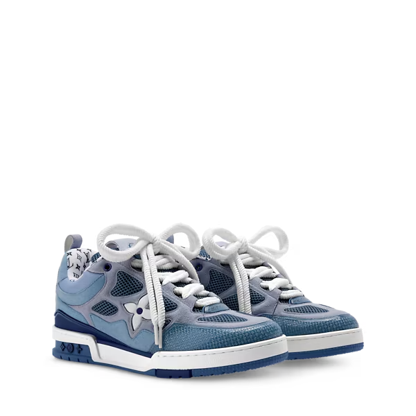 Men's Louis Vuitton Trainer Blue Sneakers
