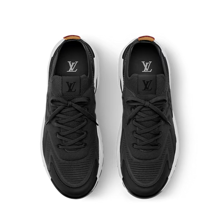 Men's Louis Vuitton Tatic Black White Sneakers