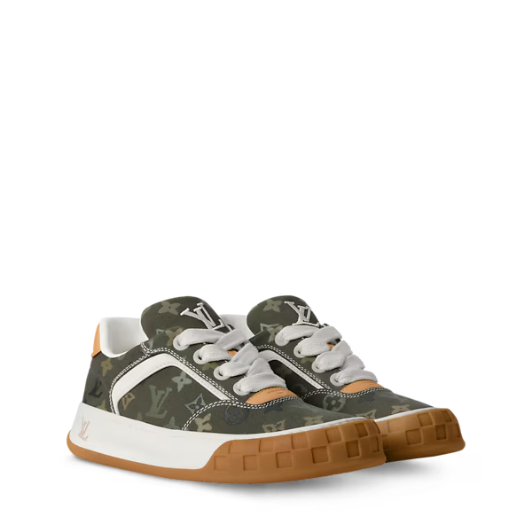 Men's Louis Vuitton Tilted Green Sneakers