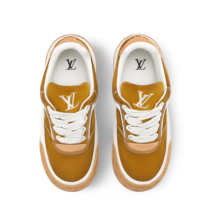 Men's Louis Vuitton Tilted Cognac Sneakers