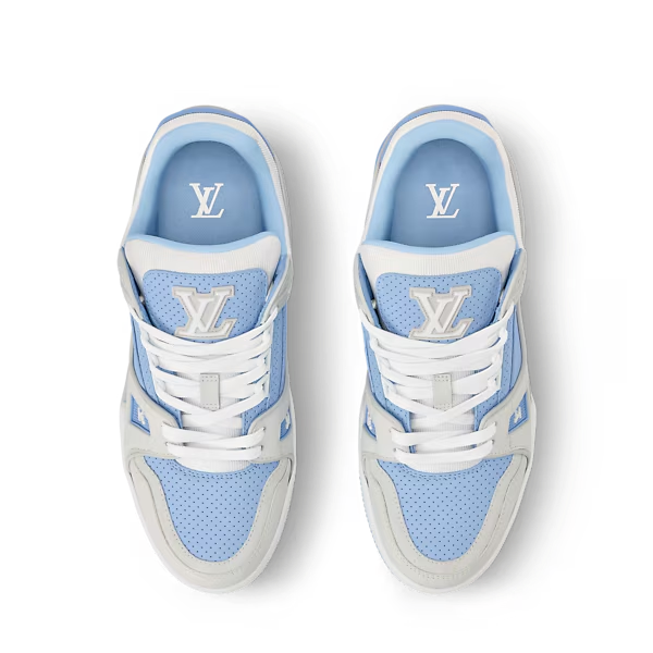 Men's Louis Vuitton Trainer Blue Sneakers