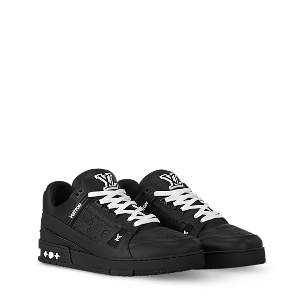Men's Louis Vuitton Trainer Black Sneakers