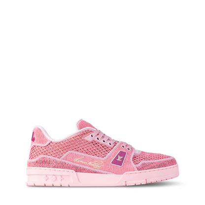 Men's Louis Vuitton Trainer Rose Sneakers