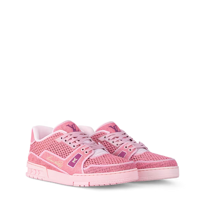Men's Louis Vuitton Trainer Rose Sneakers