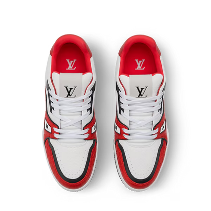 Men's Louis Vuitton Trainer Red Sneakers