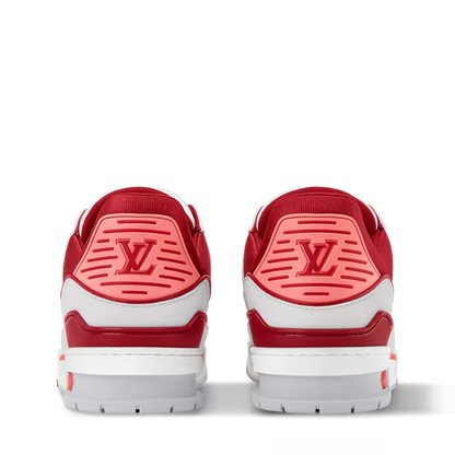 Men's Louis Vuitton Trainer Red Sneakers
