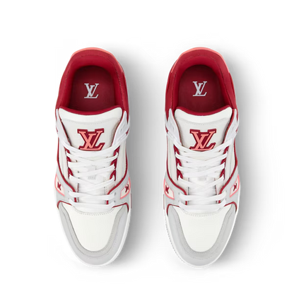 Men's Louis Vuitton Trainer Red Sneakers