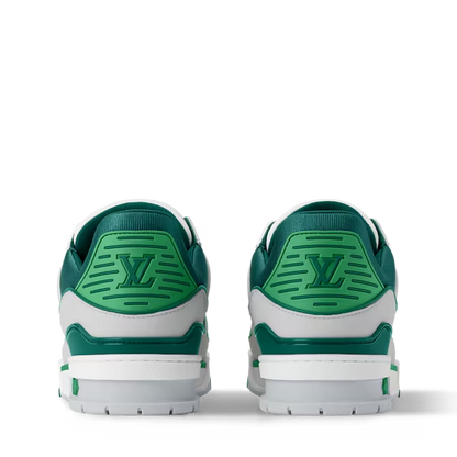 Men's Louis Vuitton Trainer Green Sneakers