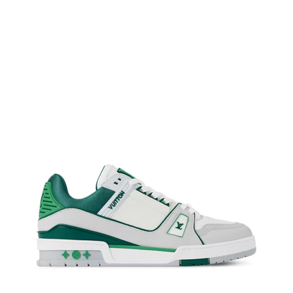 Men's Louis Vuitton Trainer Green Sneakers