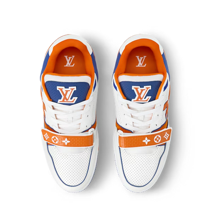 Men's Louis Vuitton Trainer Orange  Sneakers