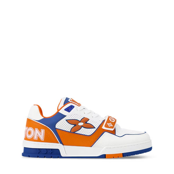 Men's Louis Vuitton Trainer Orange  Sneakers