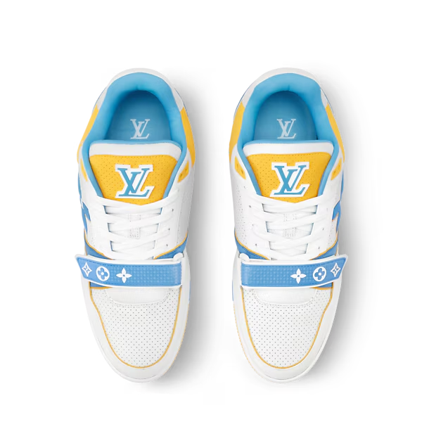 Men's Louis Vuitton Trainer Blue Sneakers