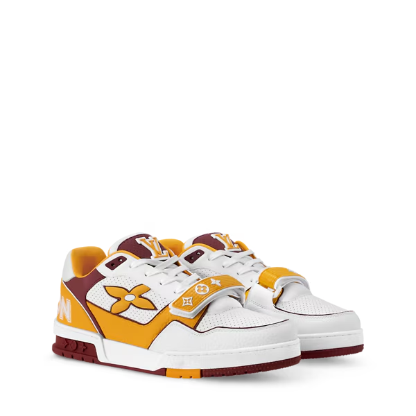 Men's Louis Vuitton Trainer Yellow Sneaker