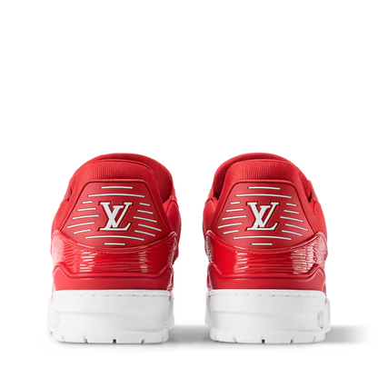 Men's Louis Vuitton Trainer Red Sneakers