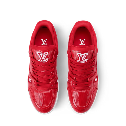 Men's Louis Vuitton Trainer Red Sneakers