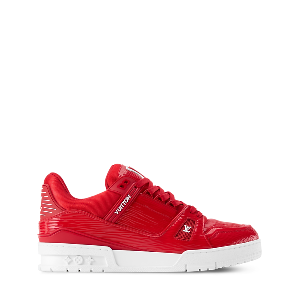 Men's Louis Vuitton Trainer Red Sneakers