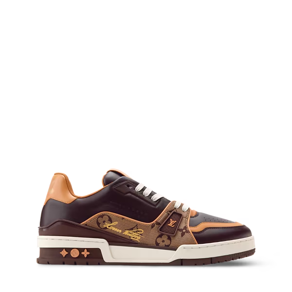 Men's Louis Vuitton Trainer Brown Sneakers