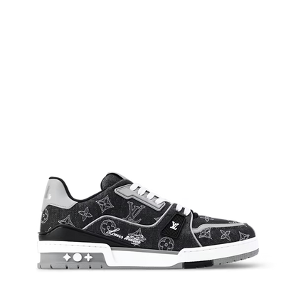 Men's Louis Vuitton Trainer Black Sneakers