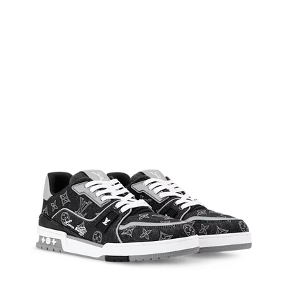 Men's Louis Vuitton Trainer Black Sneakers