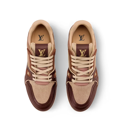 Men's Louis Vuitton Trainer Brown Sneakers