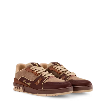 Men's Louis Vuitton Trainer Brown Sneakers