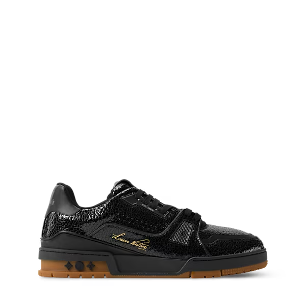 Men's Louis Vuitton Trainer Black Sneakers