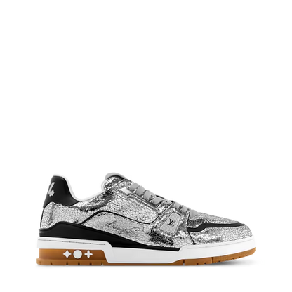 Men's Louis Vuitton Trainer Silver Sneakers
