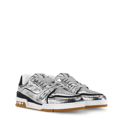 Men's Louis Vuitton Trainer Silver Sneakers
