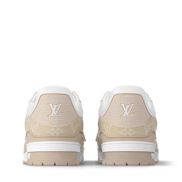 Men's Louis Vuitton Trainer Beige Sneakers