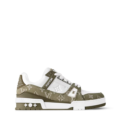 Men's Louis Vuitton Trainer Khaki Sneakers