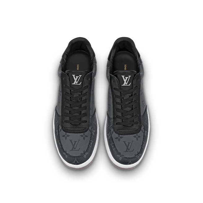 Men's Louis Vuitton Rivoli Athletic Black Grey Sneakers