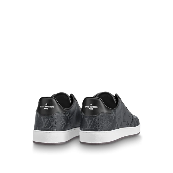 Men's Louis Vuitton Rivoli Athletic Black Grey Sneakers